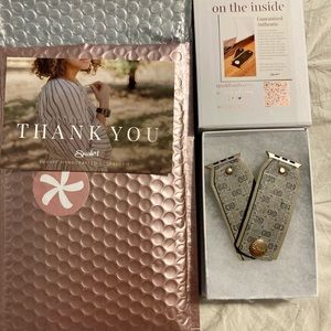 Micro GG blue with tan Spark’l Band size S 42/44